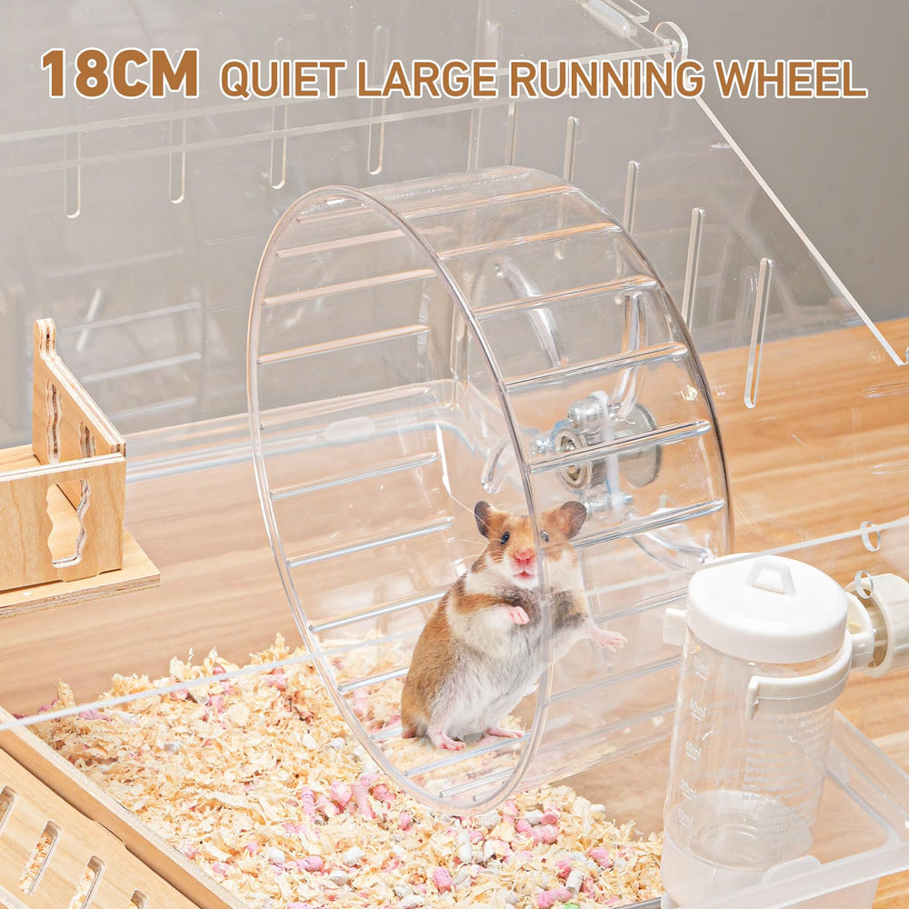 Aipawzz hamster cage easy assembly with video guide for quick setup
