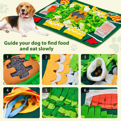 Aipawzz Snuffle Mat 19 pockets close-up boosts scent-based foraging and engagement