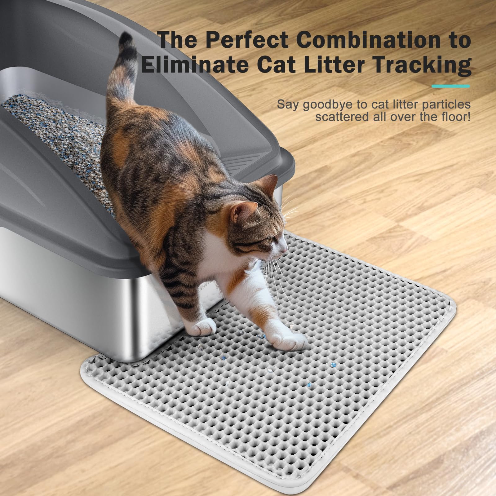 AIPERRO included metal scoop with hooks for easy storage and use.