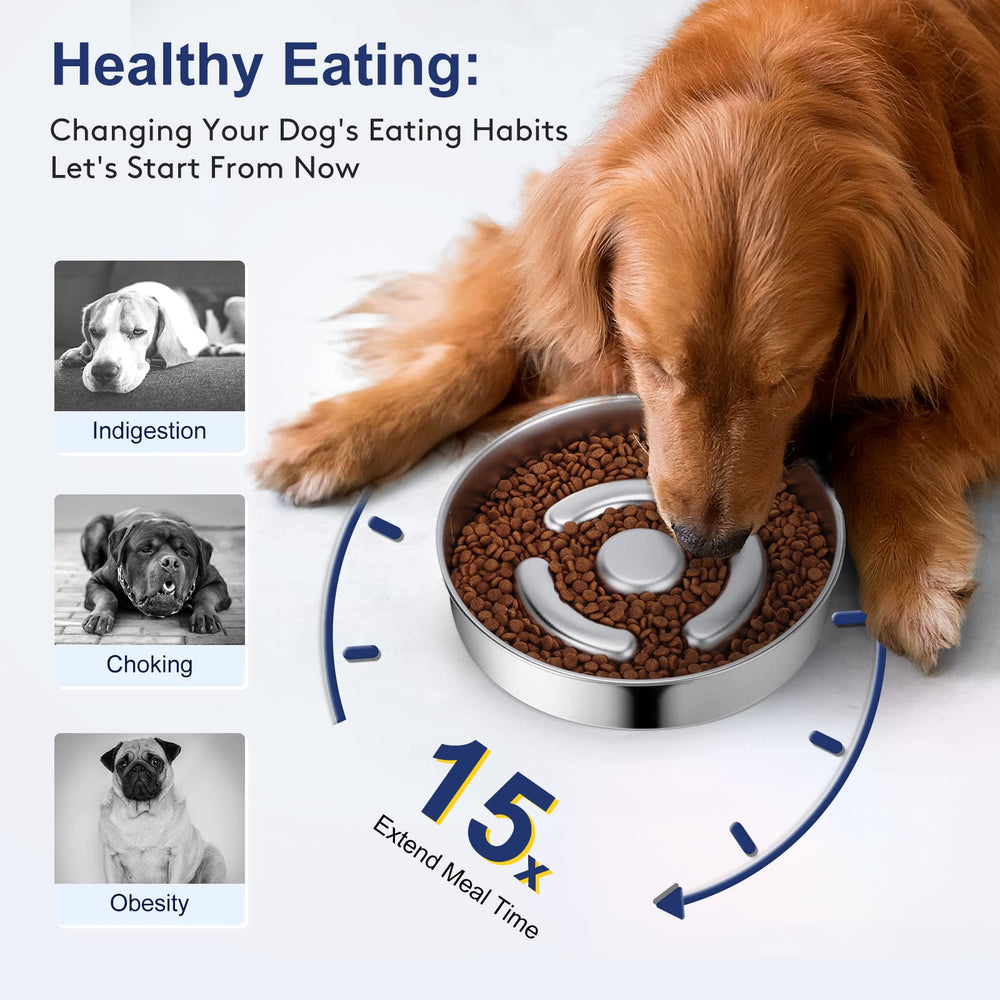 AIPERRO dishwasher-safe dog bowl for quick, convenient cleaning.