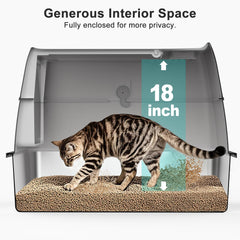 AIPERRO lid flip-top 120-degree opening enables easy scooping.