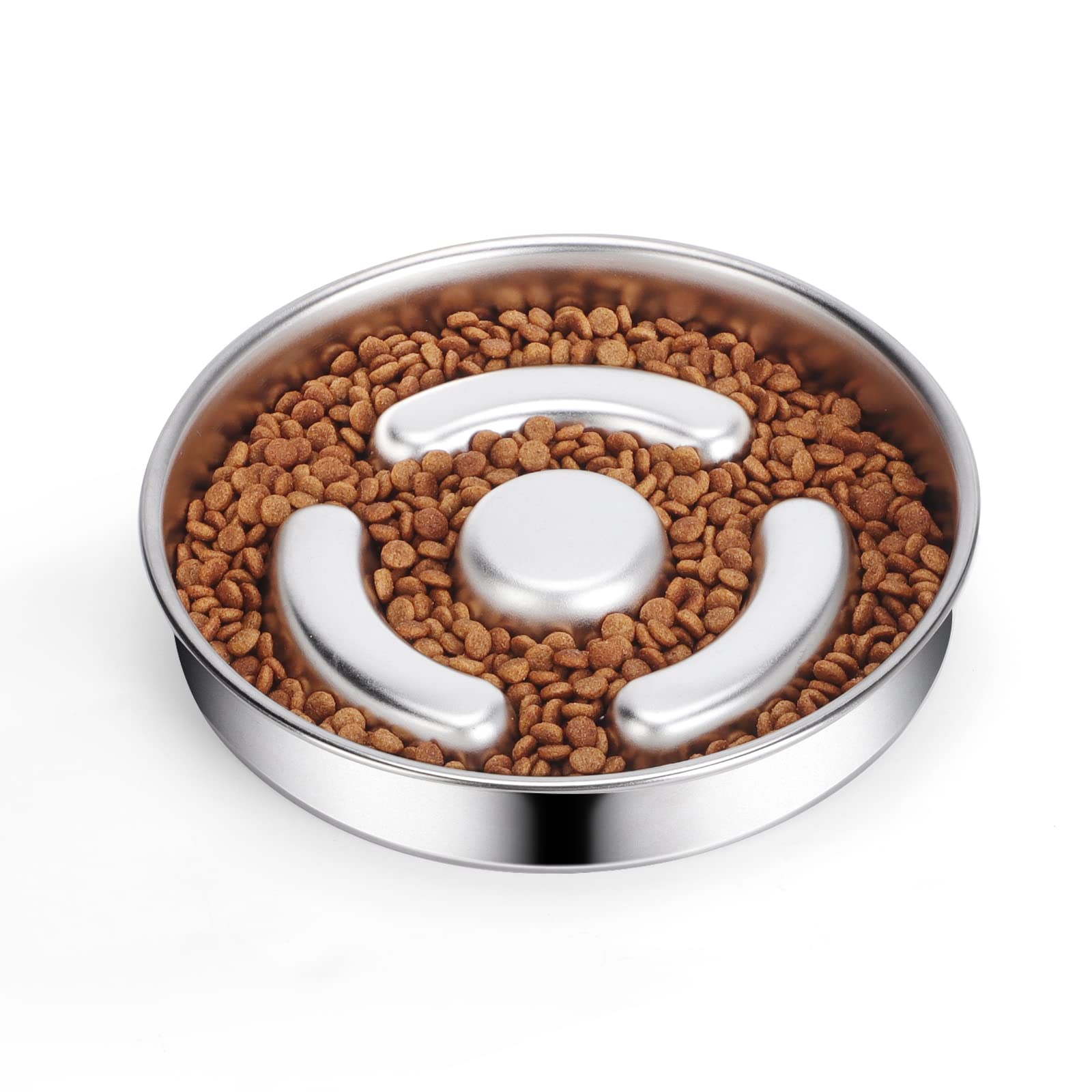 AIPERRO Slow Feeder Dog Bowl non-slip base prevents spills and protects floors.