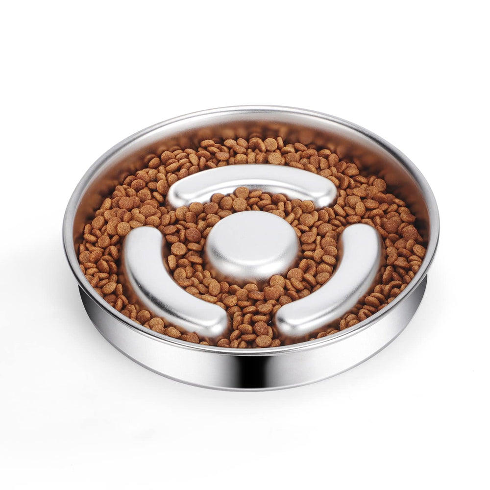 AIPERRO Slow Feeder Dog Bowl non-slip base prevents spills and protects floors.