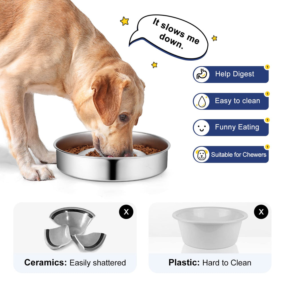 AIPERRO two-size options ensure proper slow-feeding for your dog.