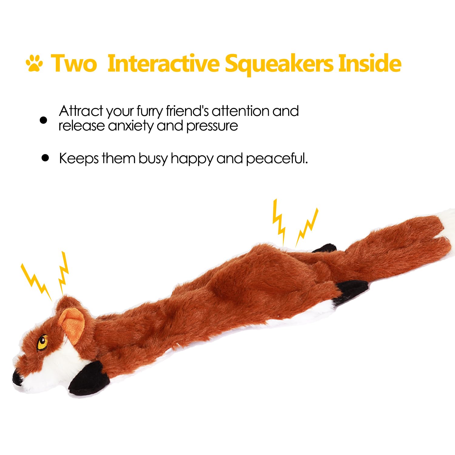 Aipper durable squeaky toys made of non-toxic fabric support safe chewing sessions.