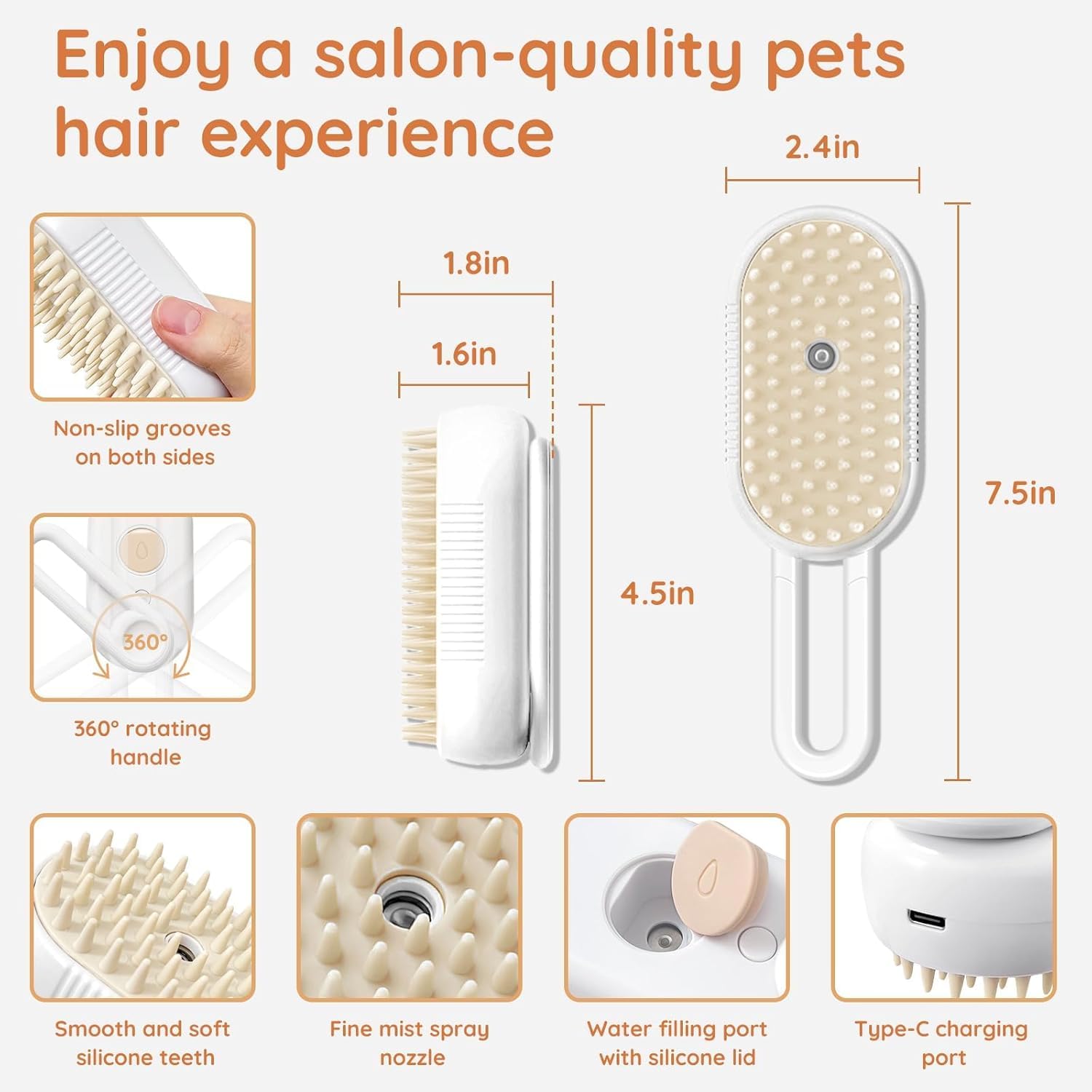 Airdminystion cat dog brush in gift packaging ready to gift