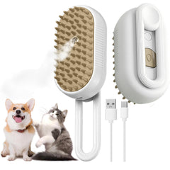 Airdminystion deshedding brush with 360 swivel handle for easy grooming