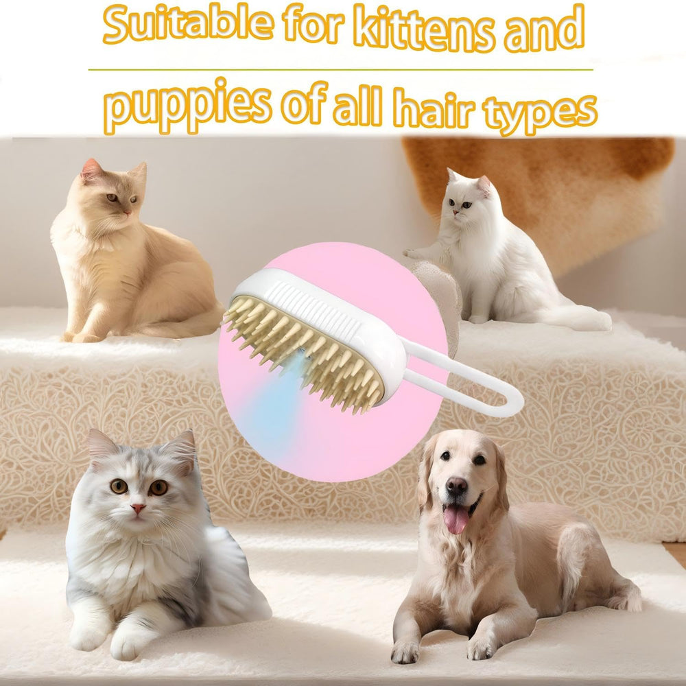 Airdminystion steam brush for pets delivers moisture without hot air