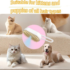 Airdminystion steam brush for pets delivers moisture without hot air