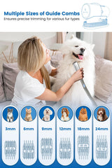 AIRROBO 2L dust cup supports longer grooming sessions
