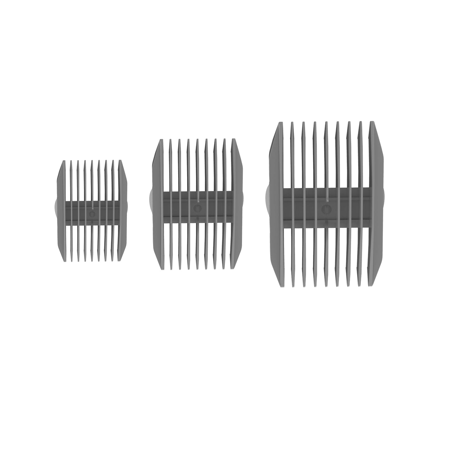 AIRROBO PG100 guide combs set enabling adjustable lengths for smoother pet grooming.