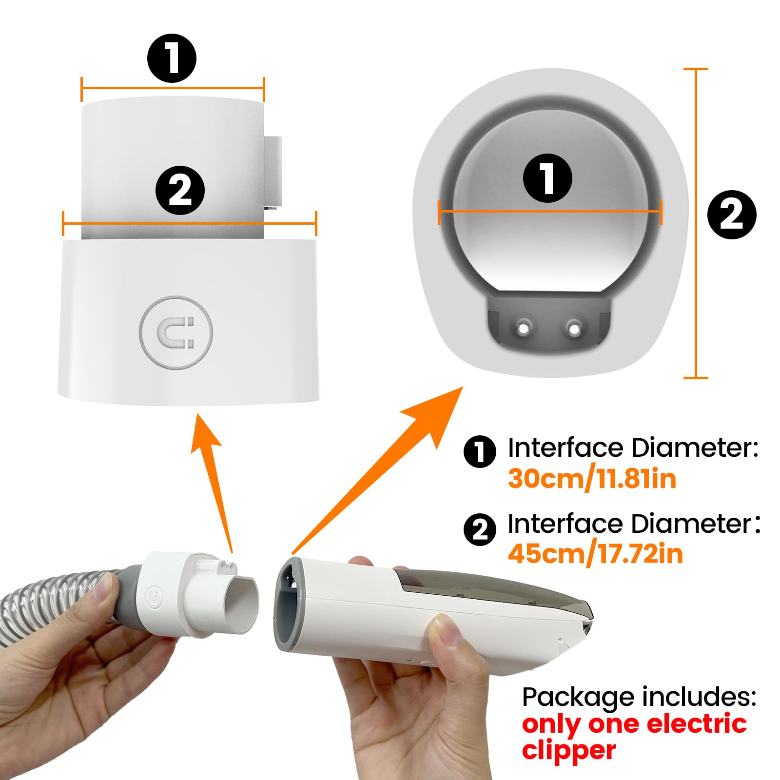 AIRROBO PG100 package includes one clipper for easy replacement