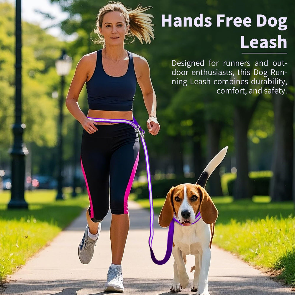Airuidog hands-free leash 9.5ft extended length supports exploring with freedom