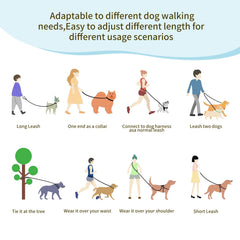 AIRUIDOG reflective night stitching enhances visibility during evening walks.