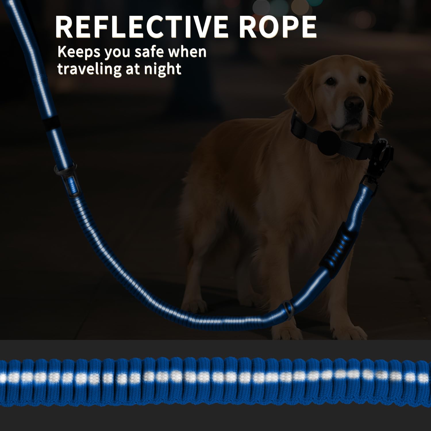 Airuidog seat belt buckle leash for safer car travel