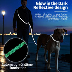 AirUiDog soft-padded handle provides comfortable grip during pulls