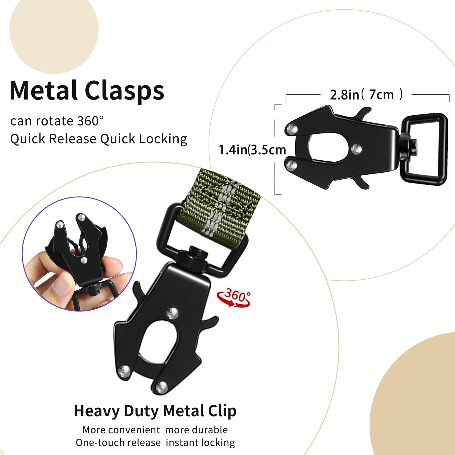 AIRUIDOG tactical leash demonstrating shock-absorbing cord for smoother pulls