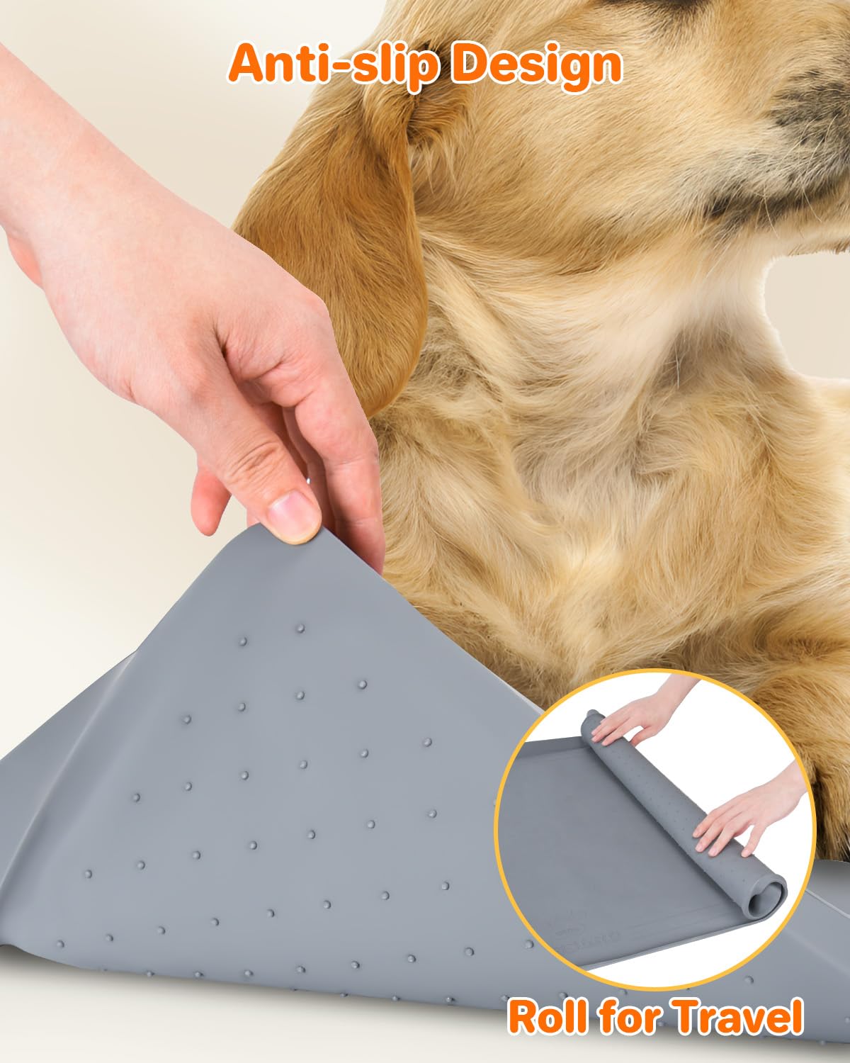 Aisslro silicone tray cleans quickly and resists odors