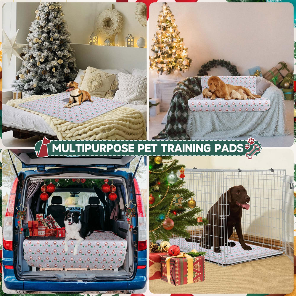 Aitmexcn Christmas machine-washable pad stays soft after multiple cleanings