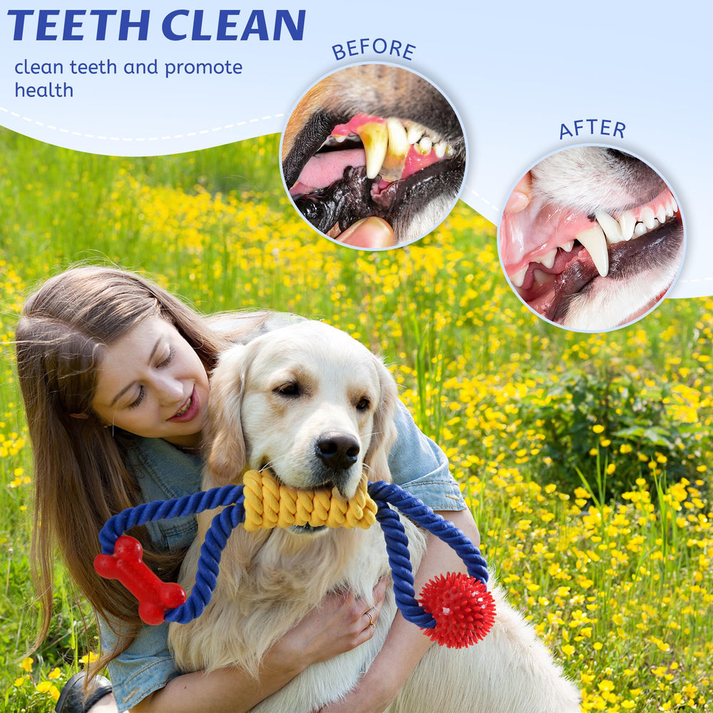 Aitmexcn Interactive Dog Rope Toy safe materials reduce worry during supervised play