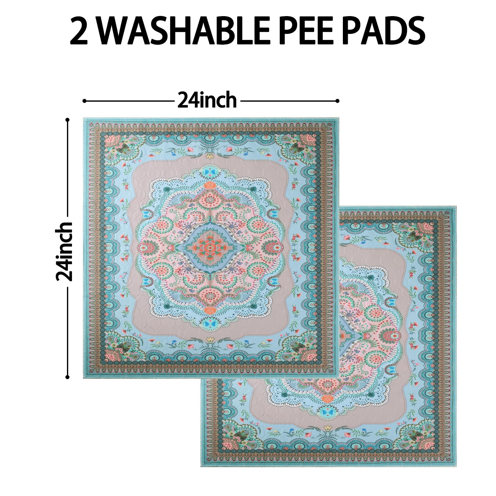 Aitmexcn washable pee pad 24x24 all-in-one-use suited for playpens.
