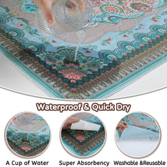 Aitmexcn washable pee pad large 2-pack absorbent core close-up highlights moisture lock.