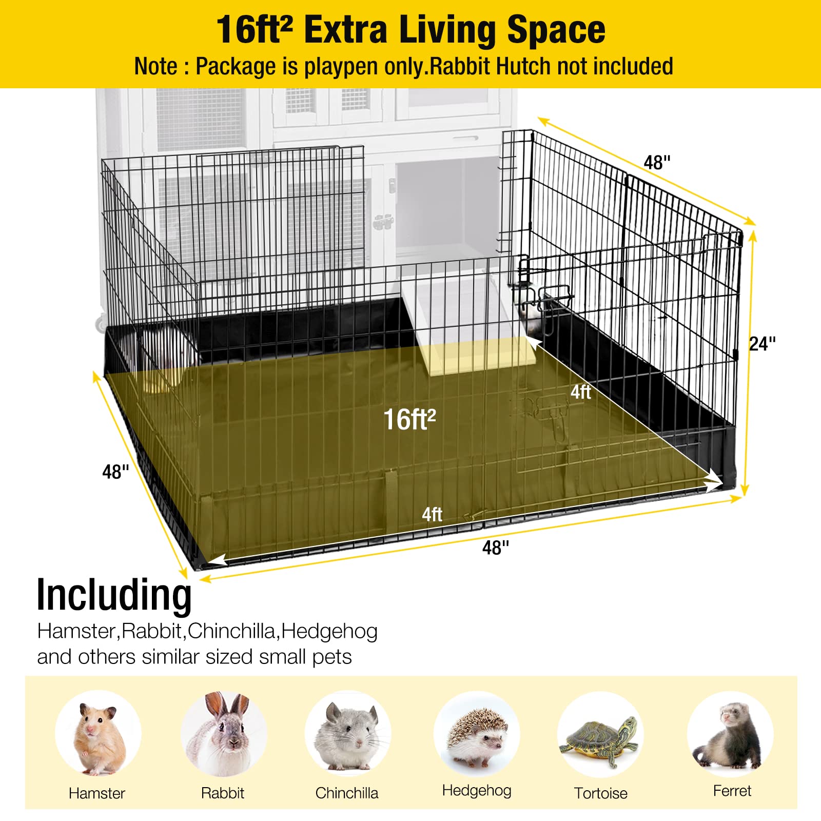 Aivituvin powder-coated frame resists rust for durable indoor or outdoor use.
