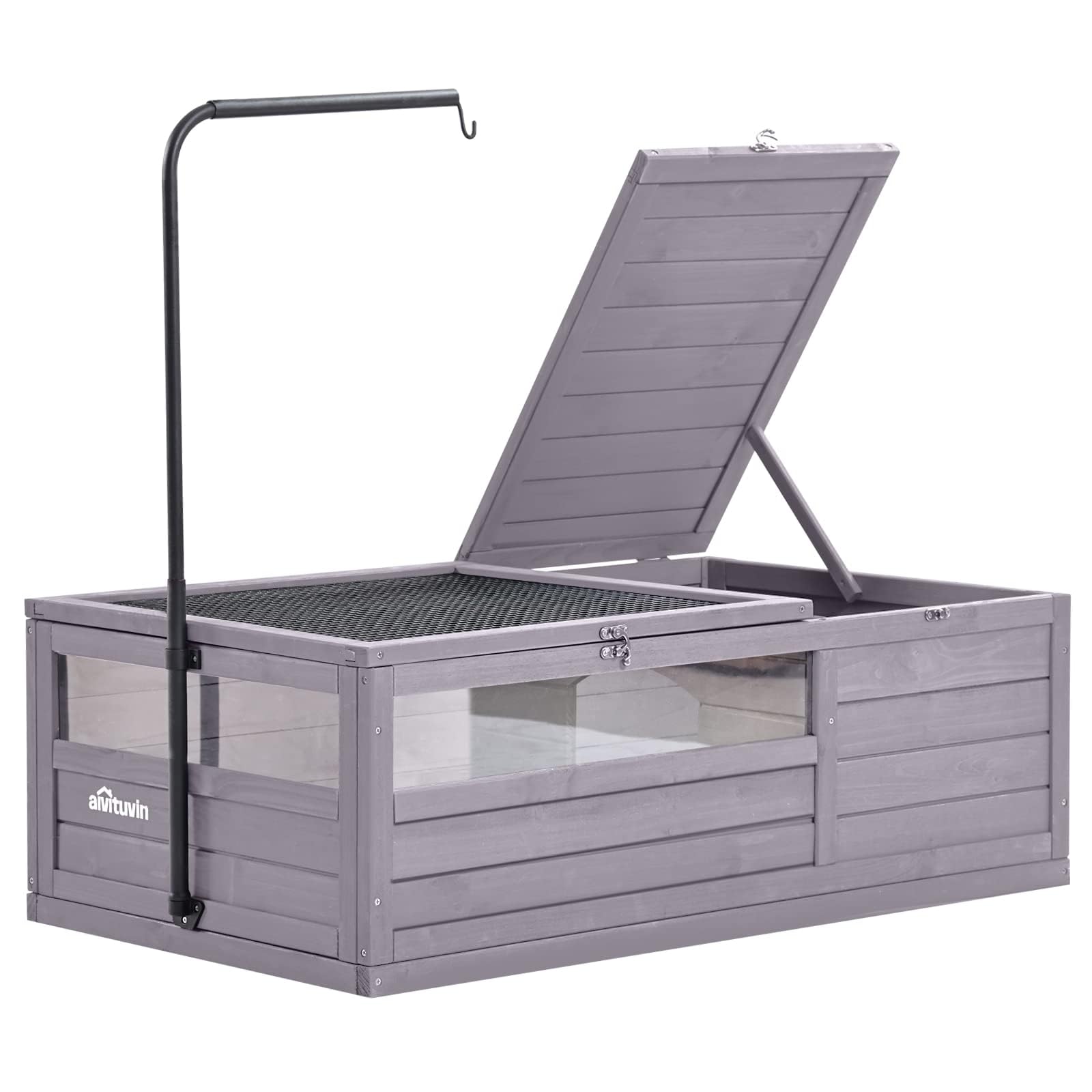 Aivituvin tortoise house with waterproof bottom keeps moisture away from indoor floors