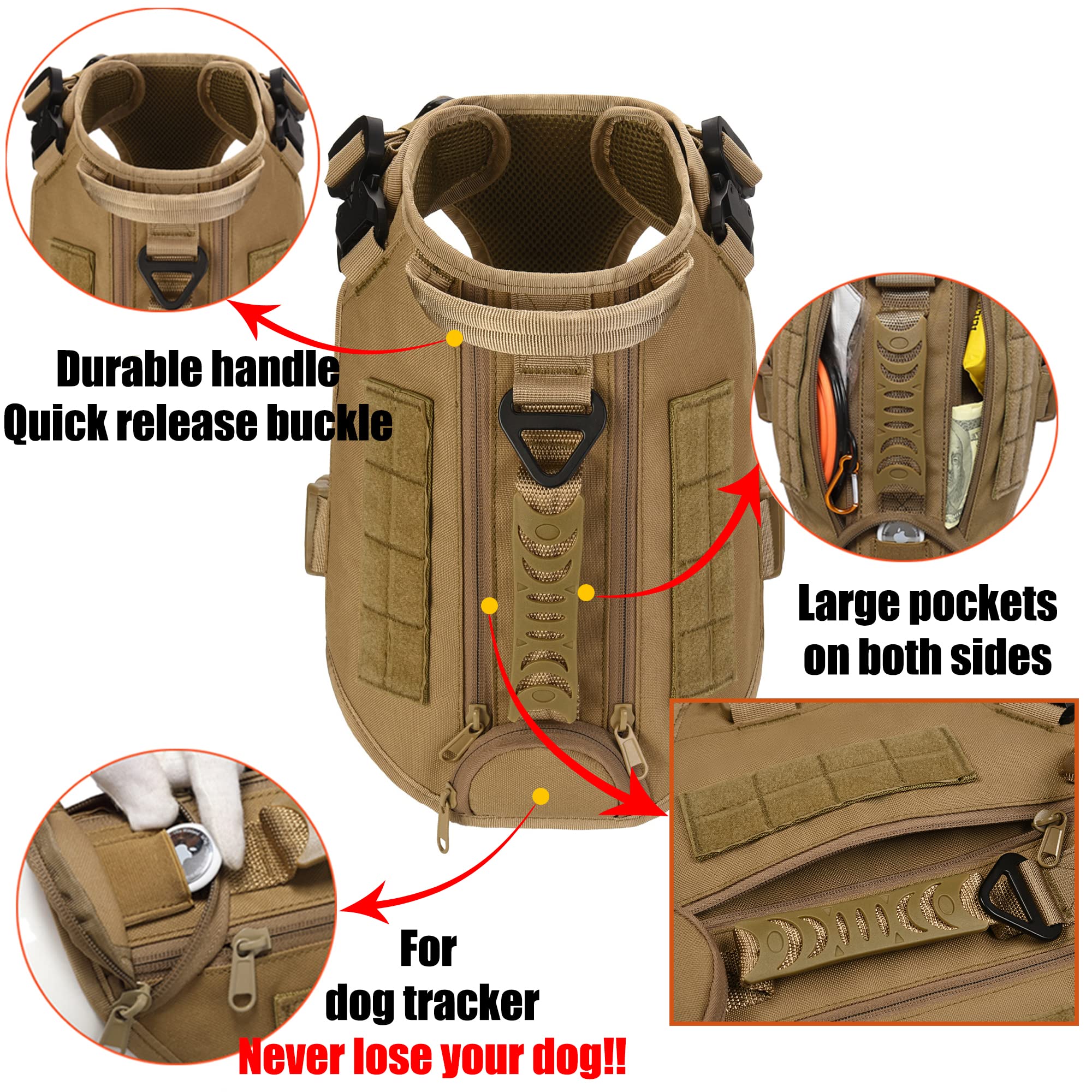 AIWAI 1000D nylon exterior with soft mesh lining for durability and comfort.