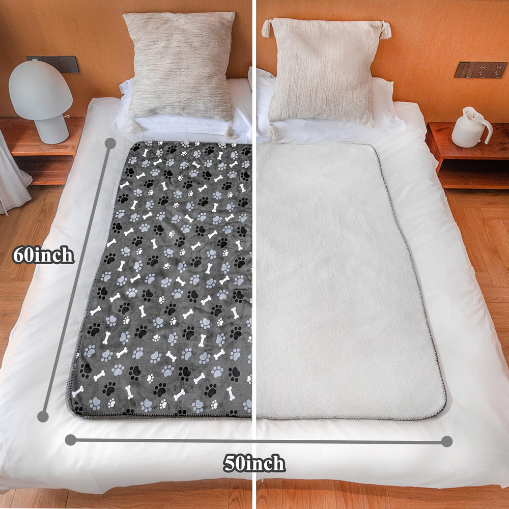 AIWEK 60x50 inch blanket covers large pets for comfortable home use.