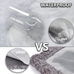 AIWEK blanket with reversible plush sherpa side for cozy naps and warmth.