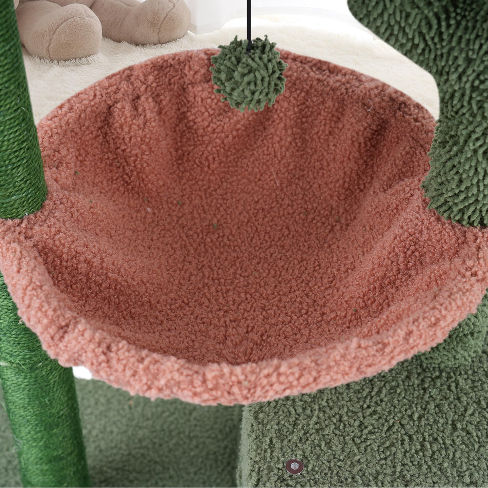 AIWIKIDE cactus cat tree tower scratching post helps protect furniture