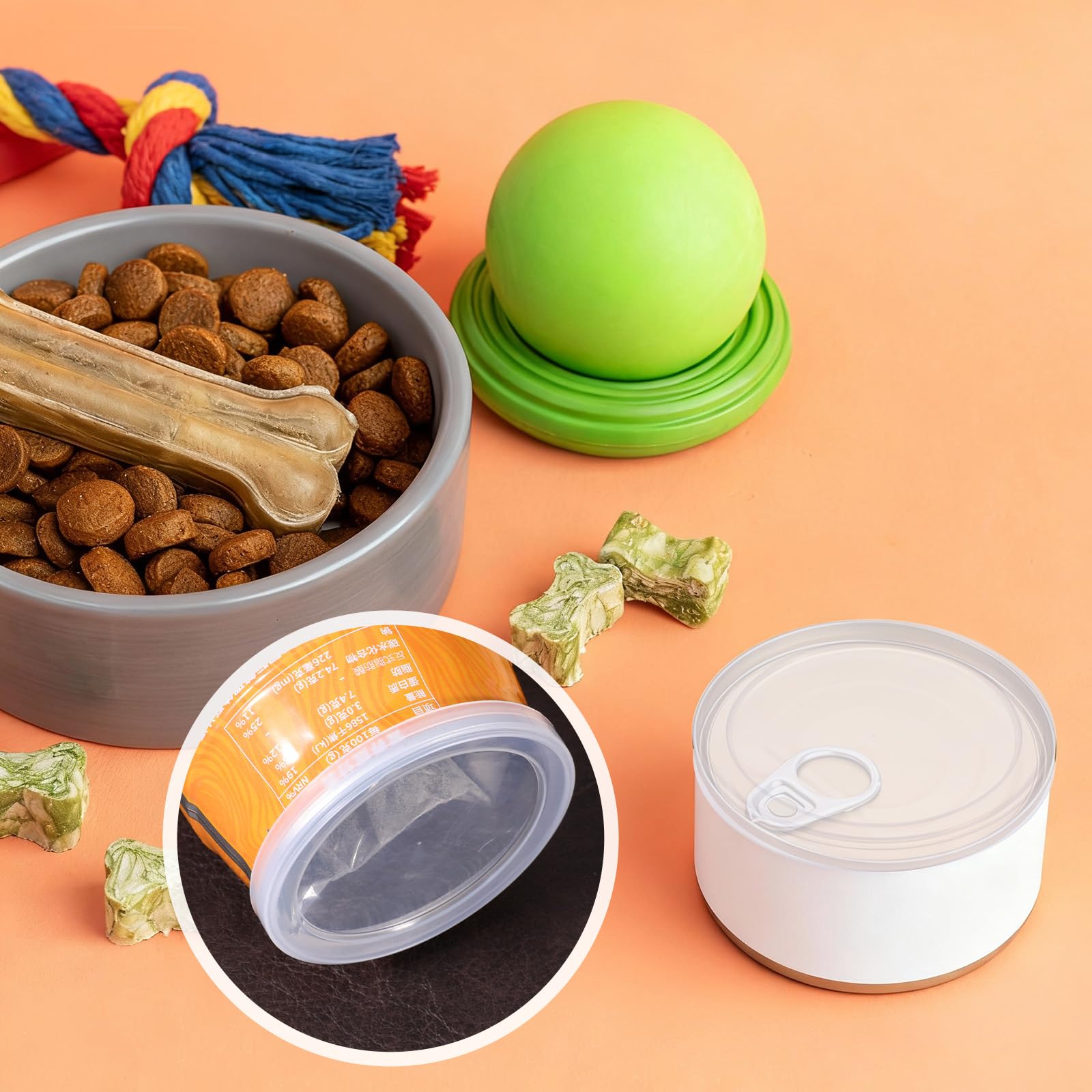 Ajcotahm multi-use can covers sealing vegetables, sauces, and pet food
