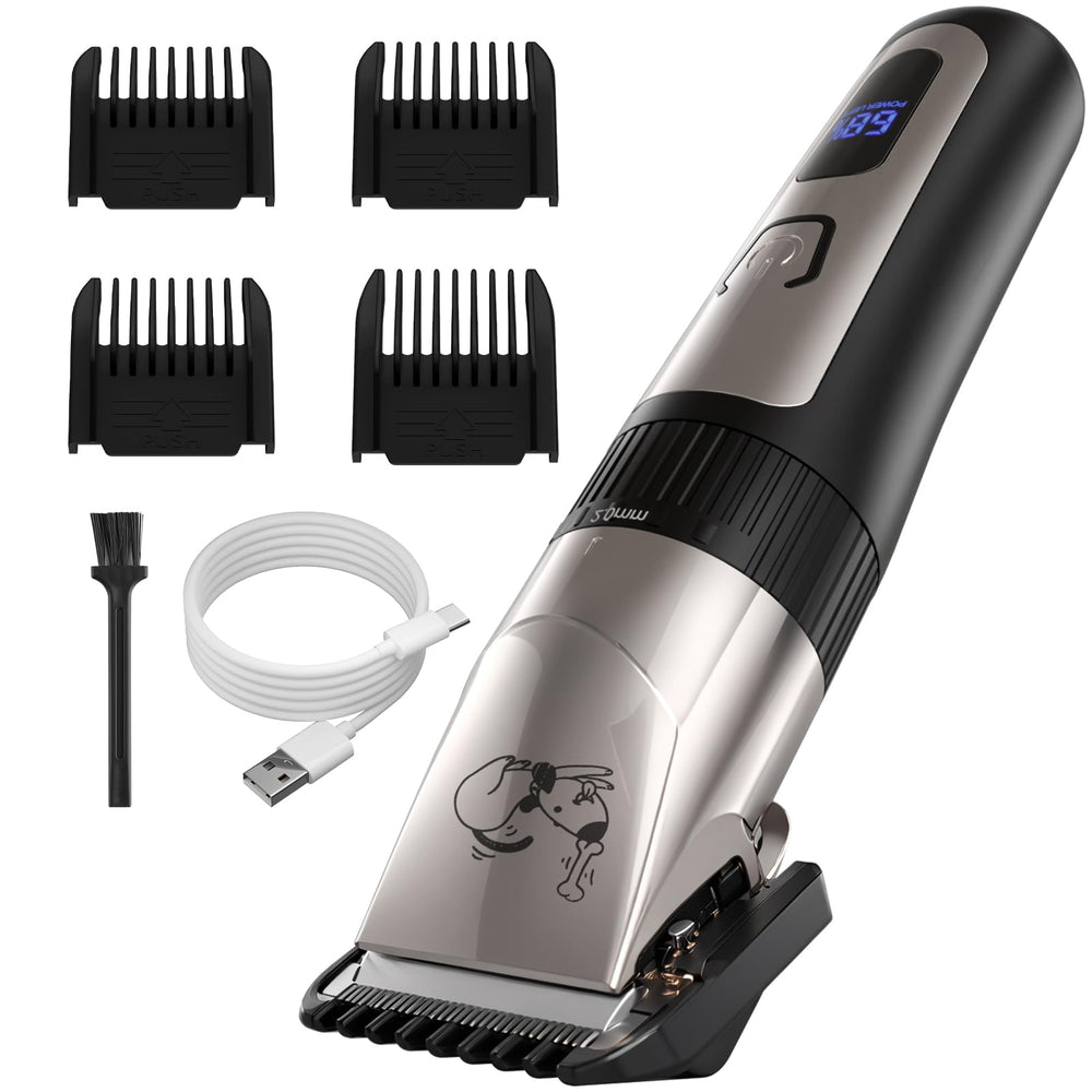 AJELU dog grooming clipper kit cordless design for quick home trims