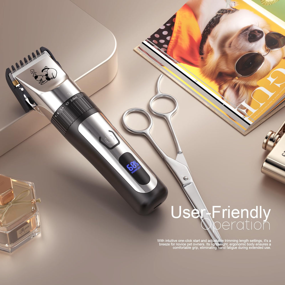AJELU clipper kit detachable blades for easy cleaning and maintenance