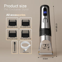 AJELU clipper kit LED battery display shows remaining power