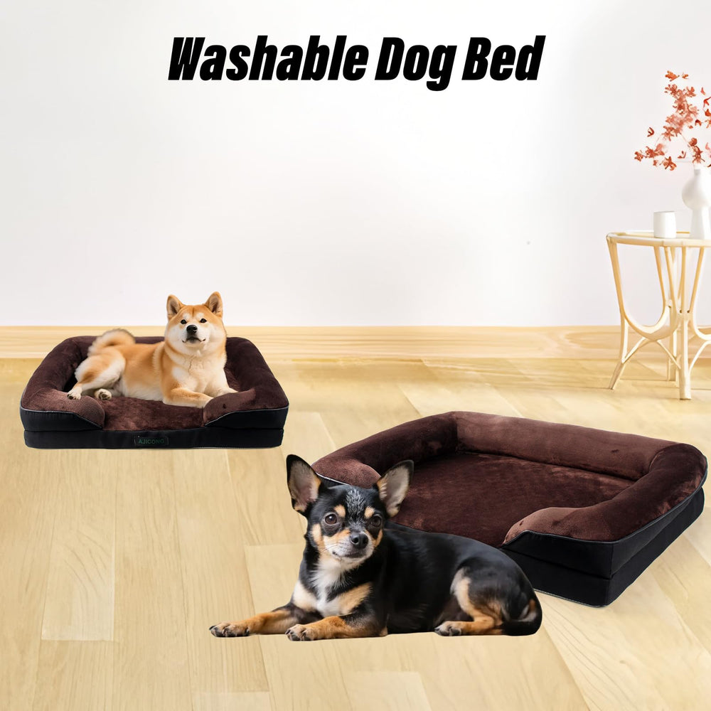 AJICONG washable cover on bed demonstrates easy cleanup and maintenance.