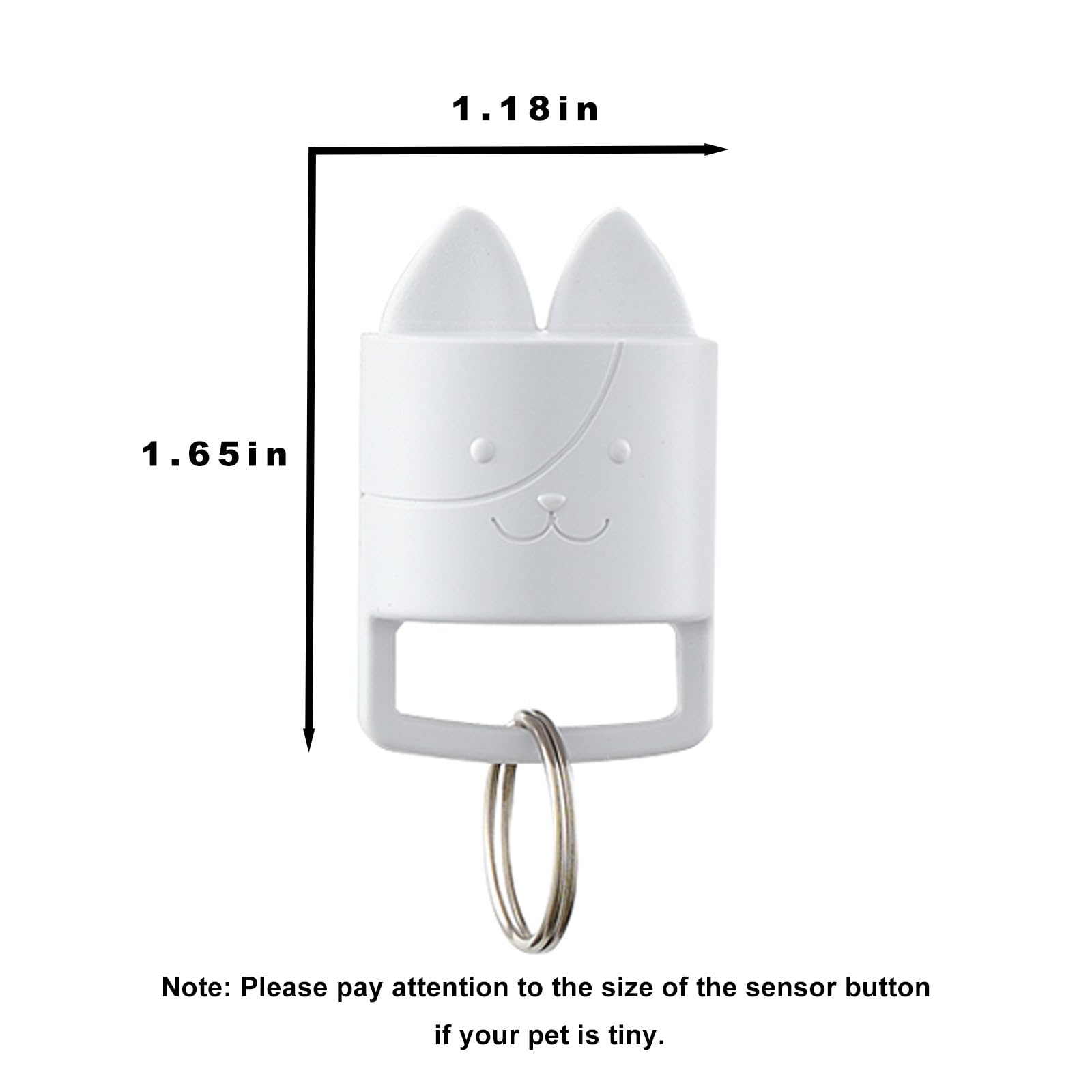 AJKJ smart key in action shows hands-free entry and secure pet access.
