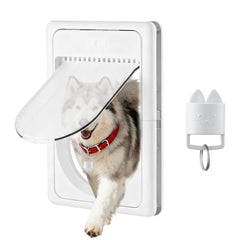 AJKJ Smart Pet Door front view enables seamless hands-free access