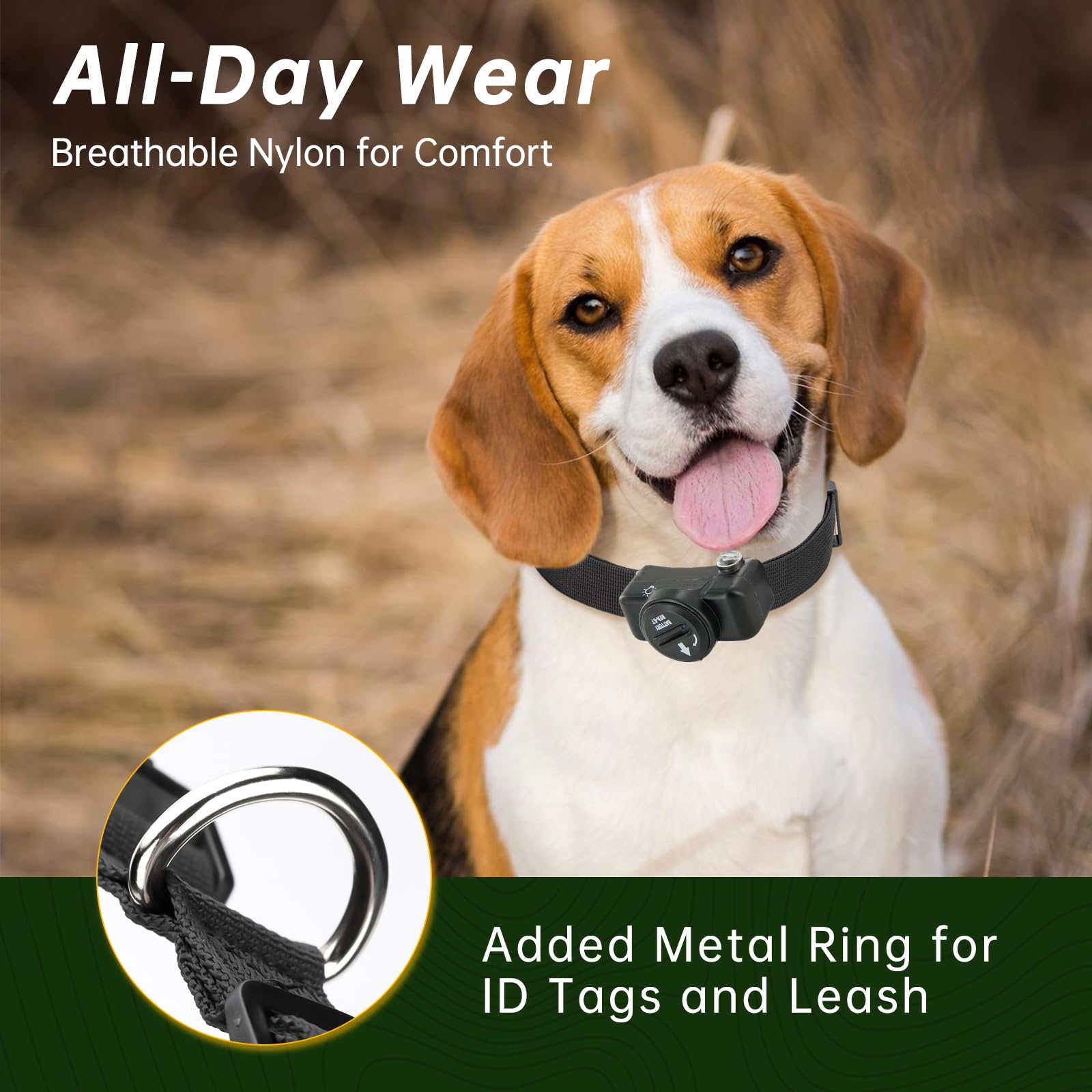 Ajrwiiy easy installation without tools for quick collar replacement