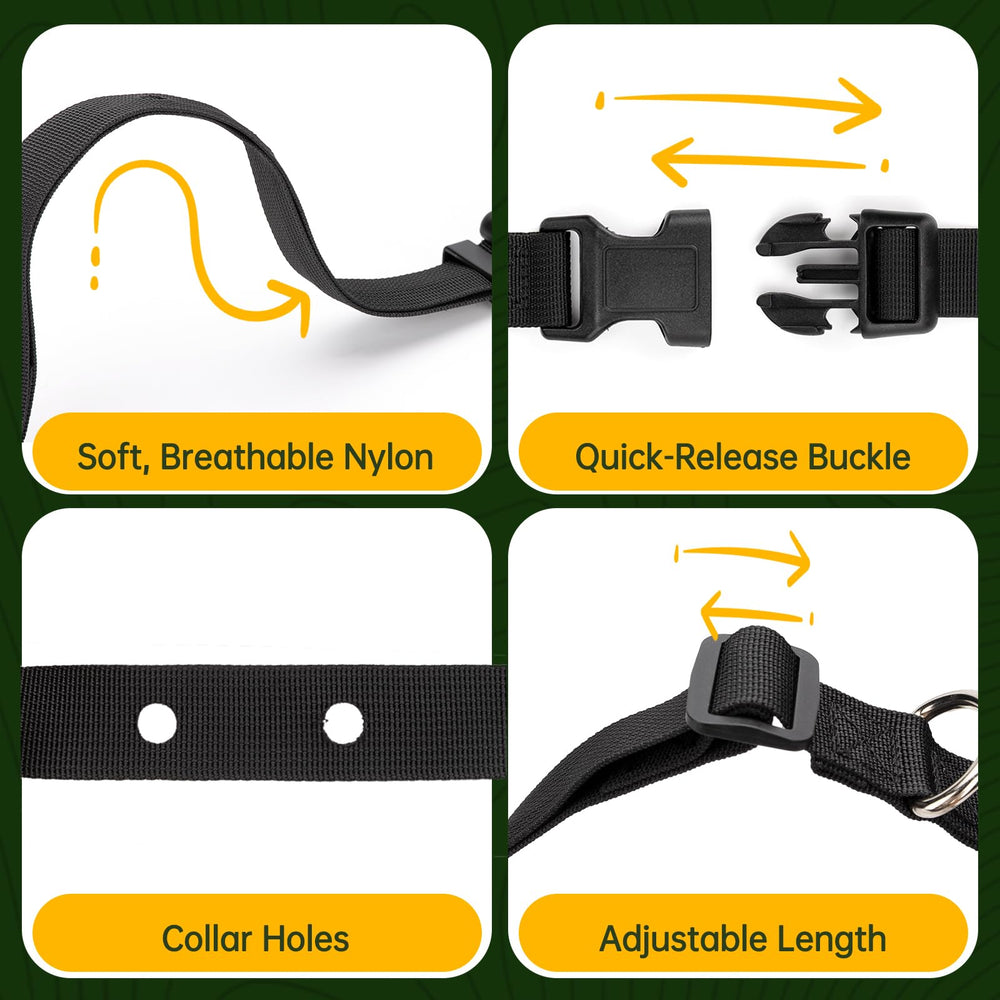 Ajrwiiy sturdy metal ring for tags during daily walks