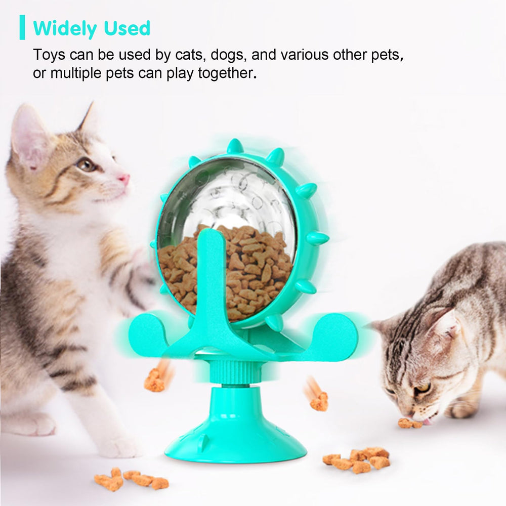 AKAKL lake-blue feeder is easy to clean after playtime