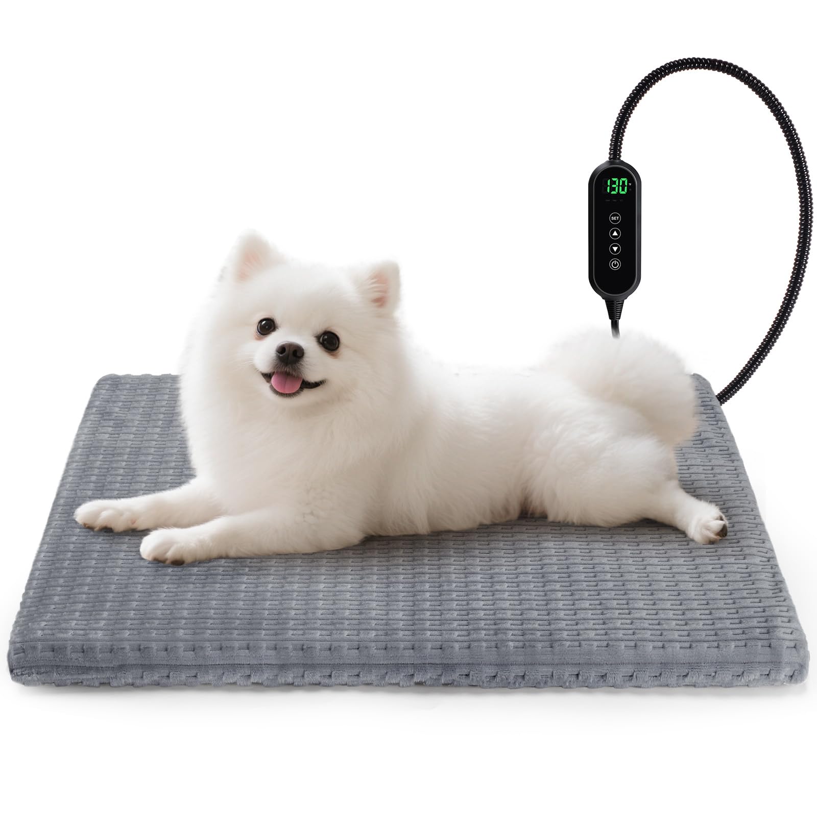 AKAOLA Cat Heating Pad temperature control delivers precise warmth for cozy naps.