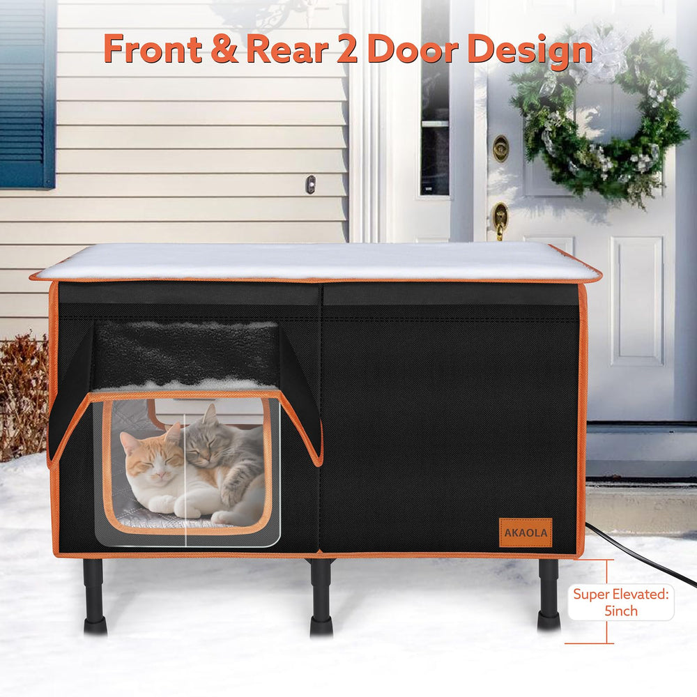 AKAOLA heater system provides gentle warmth without overheating for outdoor use.