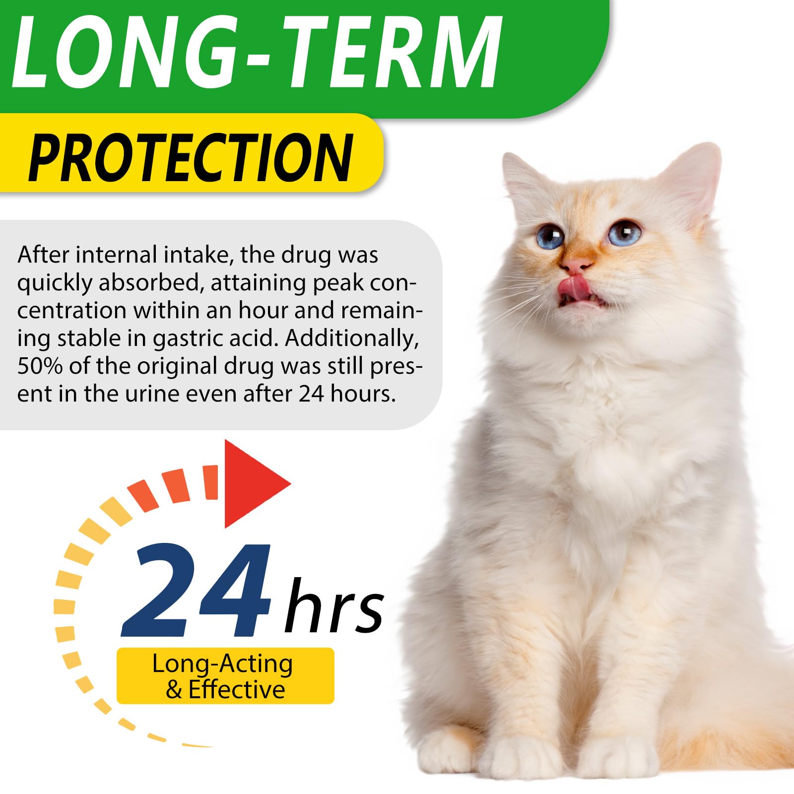 Akareni cat natural ingredients pau d'arco image showcases herbal, non-GMO formulation.