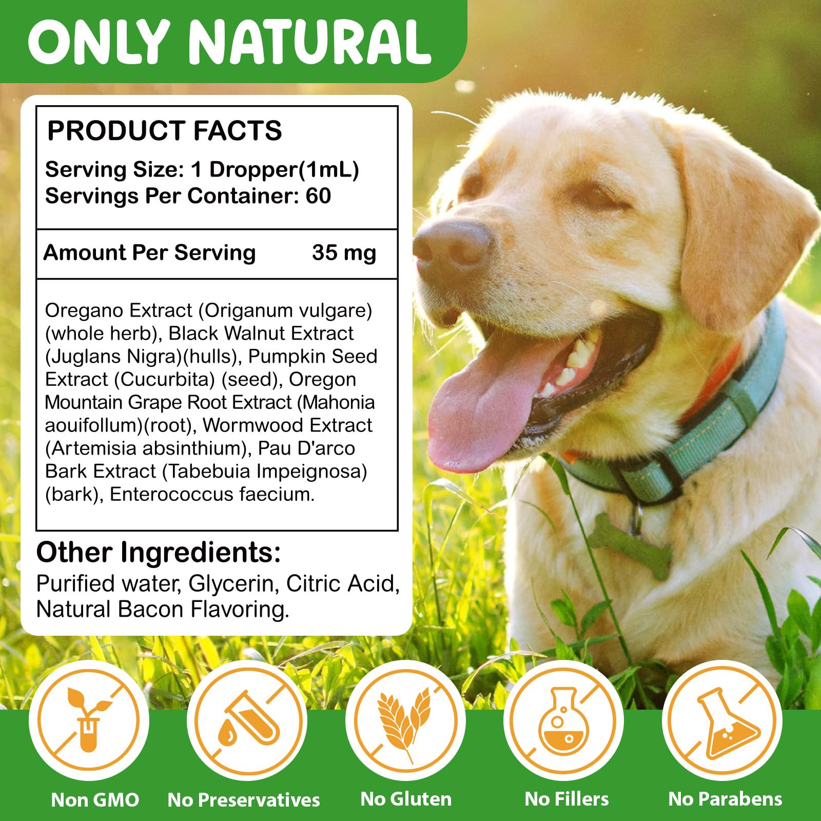Akeeronn dog owner dosing drops with minimal hassle