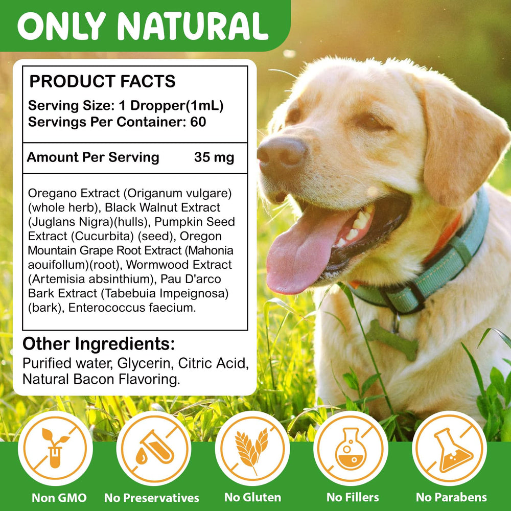 Akeeronn dog owner dosing drops with minimal hassle