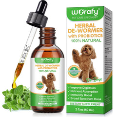 Akeeronn natural intestinal defense drops bottle for daily gut support in dogs