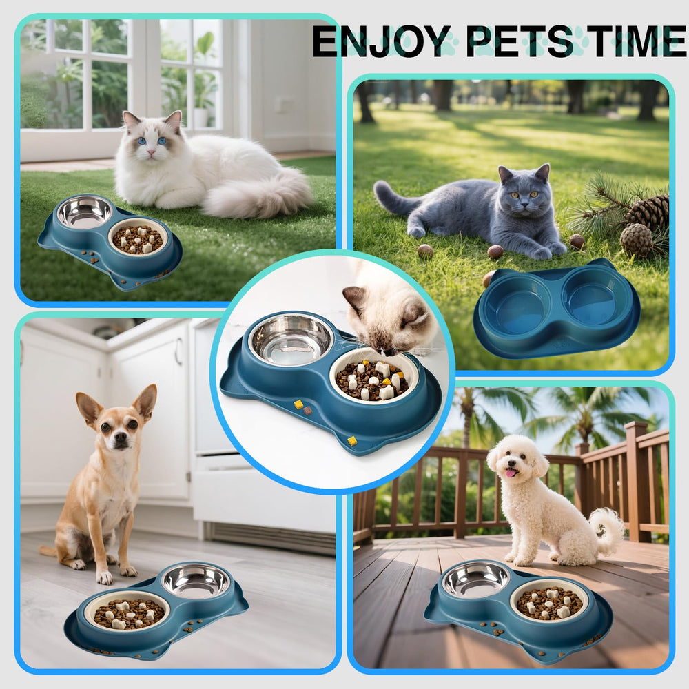 AKEISHE easy-clean pet dish simplifies post-meal cleanup