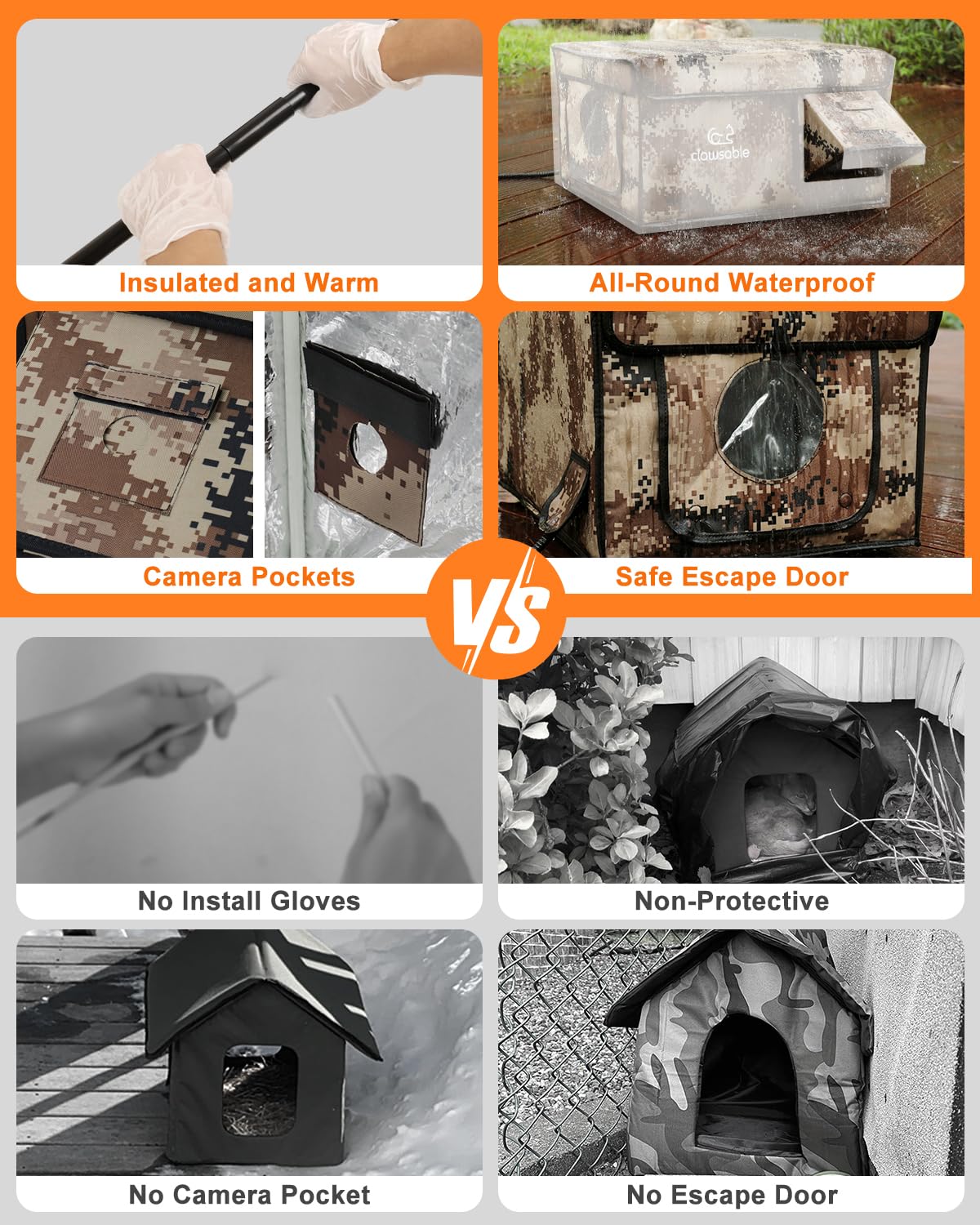 Akentio sun-friendly flat roof design lets cats enjoy sunny breaks.